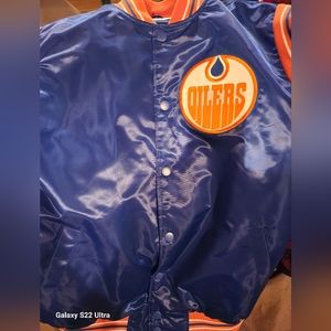 Starter Edmonton Oiler Satin Jacket